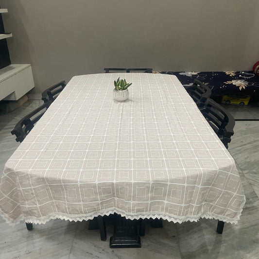 cotton-dining-table-cover-6 seater Dining-table-cover-table-cover