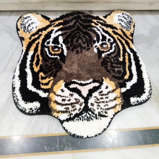 Anti-Skid-Front-Face-Tiger-Rug/Doormat Large 30 x 35