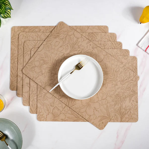 Leather Table Mats Set of 6