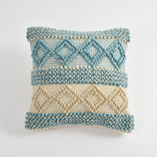 Multicolour Hand Crafted PitLoom Cushion Cover | 16 inch x 16 inch | Pack of 2