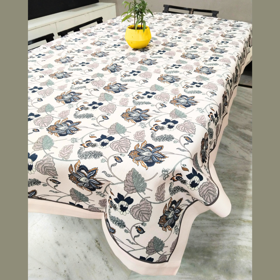 Cotton Linen Dining Table Cover