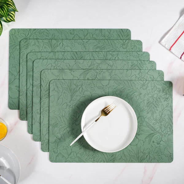 Leather Table Mats Set of 6