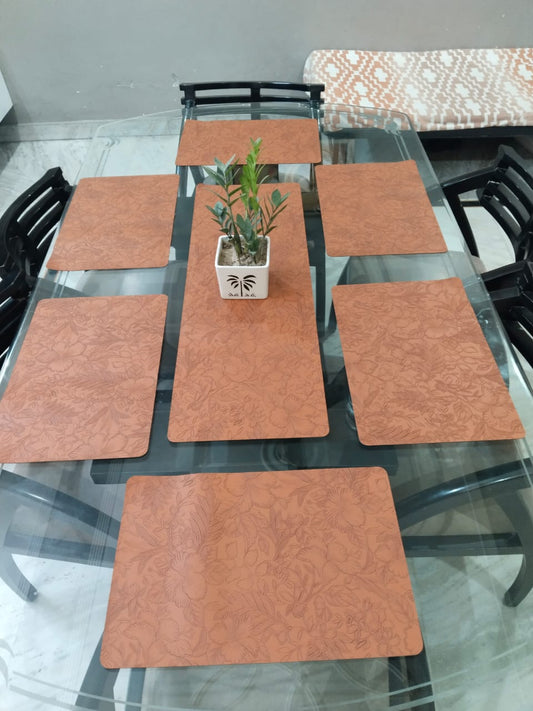 Leather Table Mats + Runner (Combo)