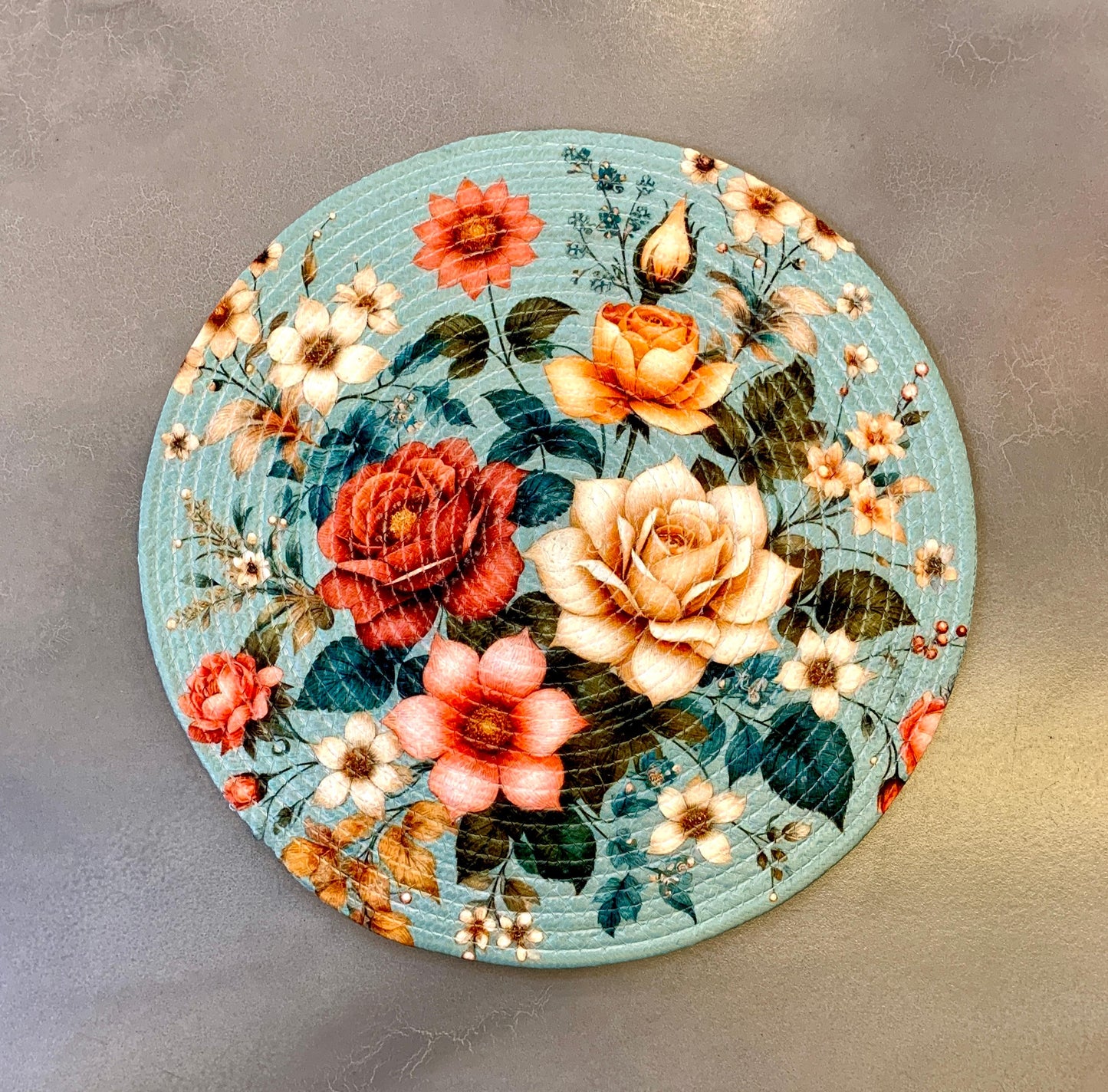 Printed and Braided Cotton Table Mats