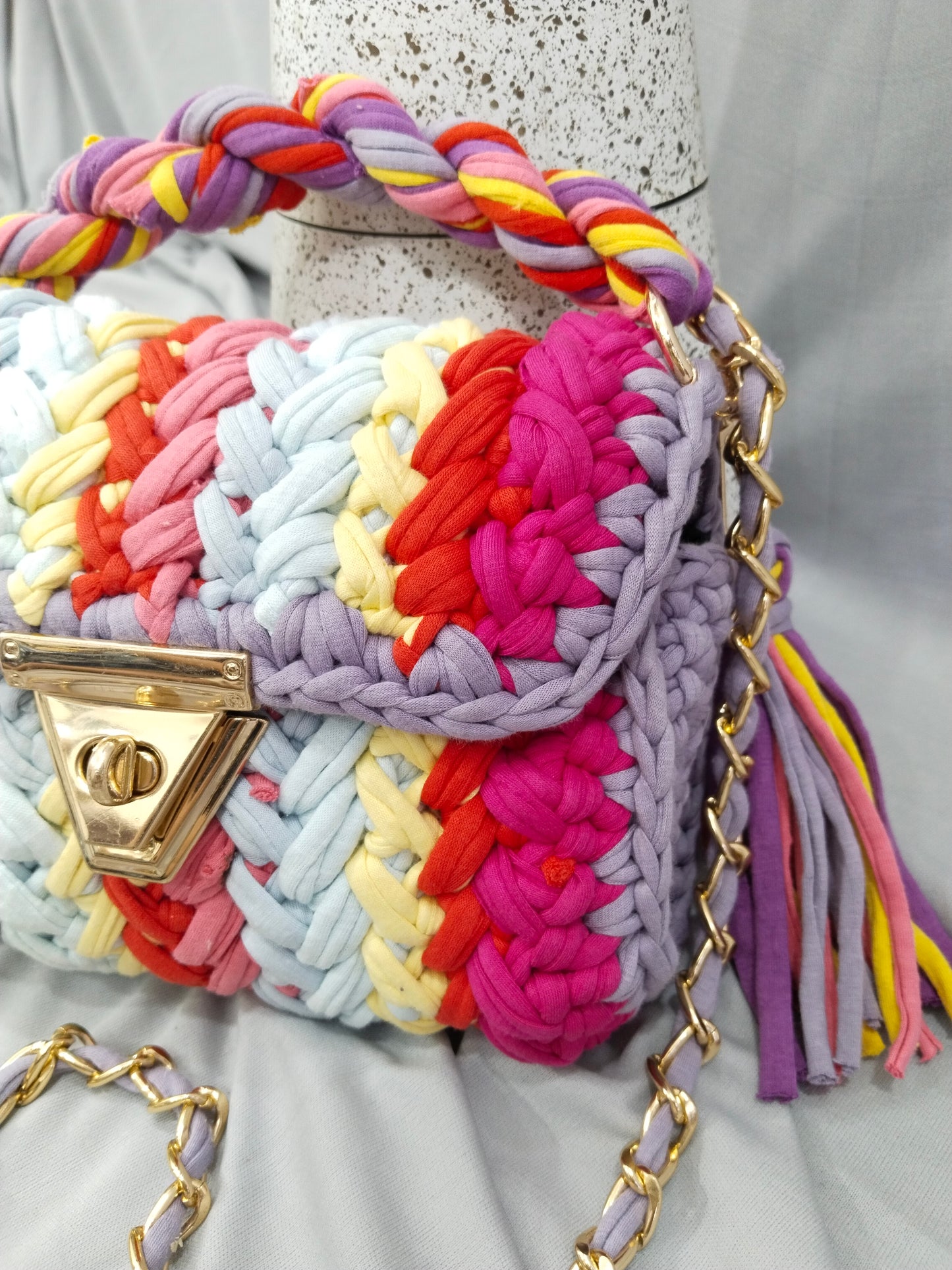 Crochet Handmade Ladies Bag