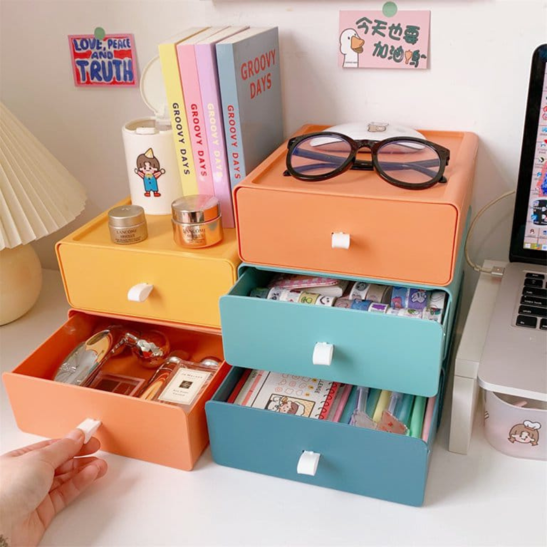 four-types-of-color-deawer-box-for-multipurpose-storing