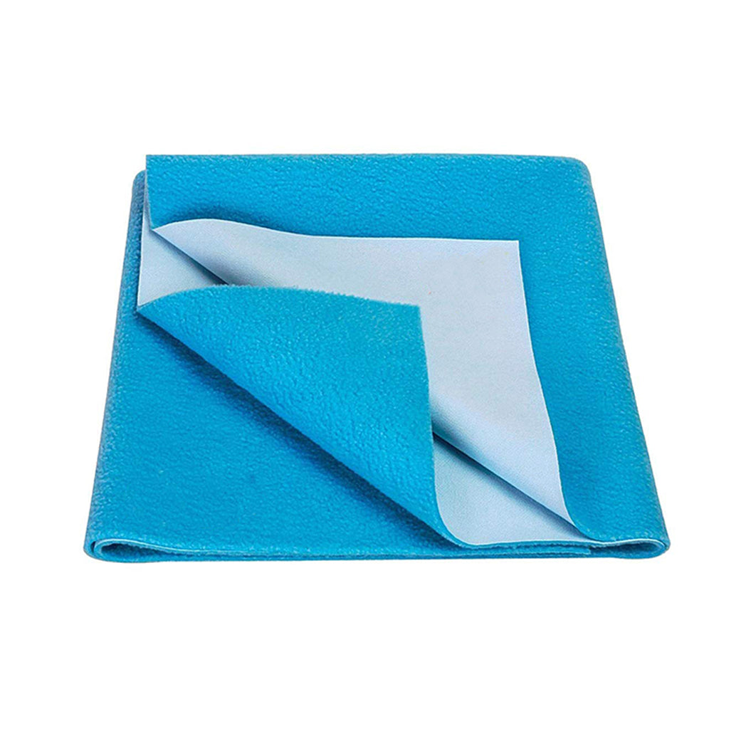 loomsmith-waterproof-baby-bed-protector-leakage-protection-prevent-odor-keep-dry-in-salmon-blue-color