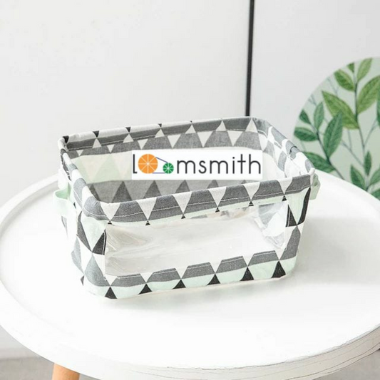 Foldable Basket with Transparent Window