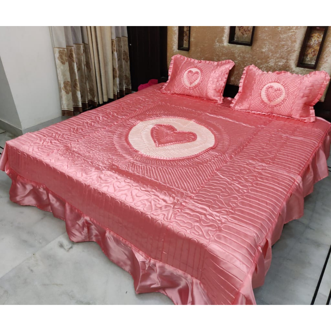 loomsmith-satin-heart-bedsheet-with-two-pillow-covers-heart-designed-in-center-pink-color