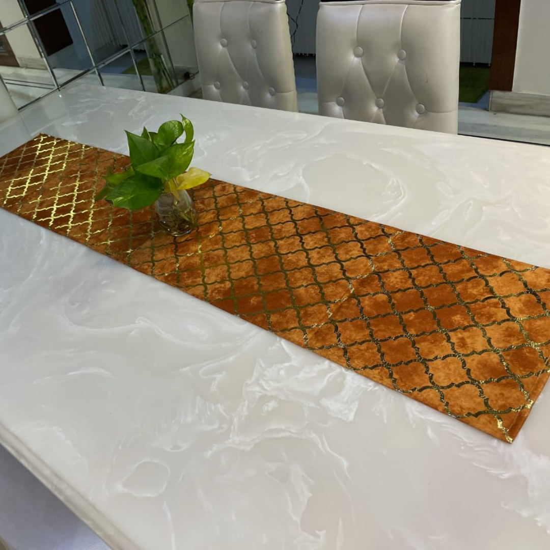 loomsmith-gold-foil-table-runner-velvet-fabric-moroccan-lattice-design-in-golden-color-gold-foil-design-traditional-elegant-look