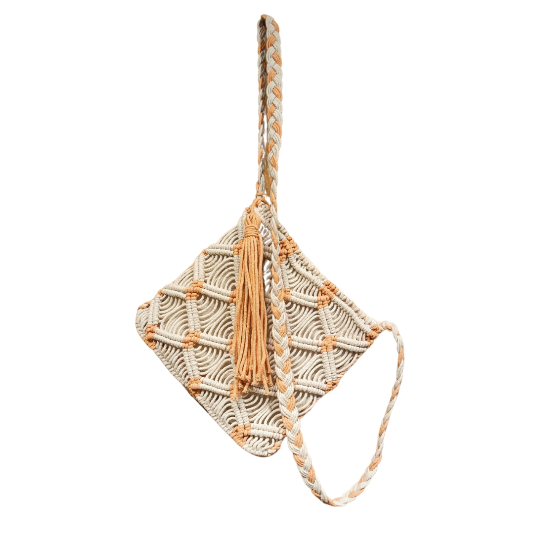 peach-colour-Macrame-sling-bag
