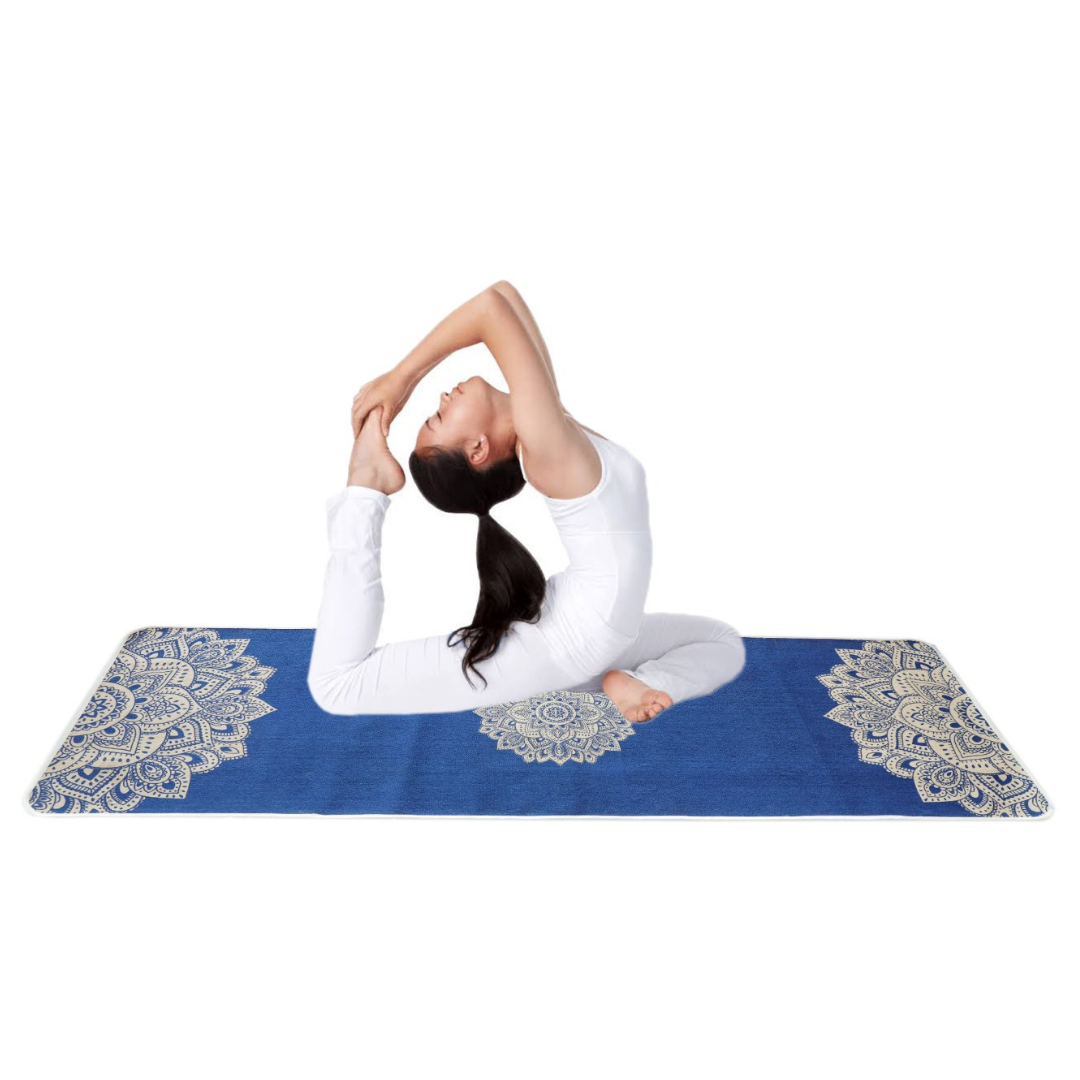 Buy Canvas Mandala Anti-skid Yoga Mat | Loomsmith