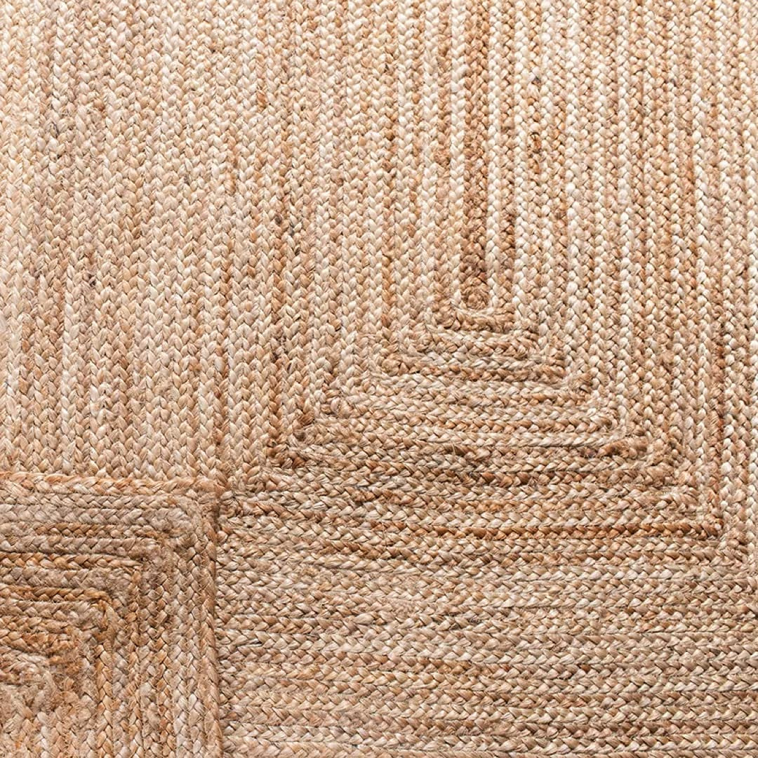 Loomsmith-Jute-rug-in-rectangular-shape-full-view-handwoven-braided-pattern-close-view