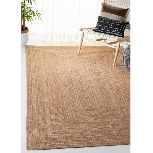 Loomsmith-Jute-rug-in-rectangular-shape-full-view-handwoven-braided-pattern