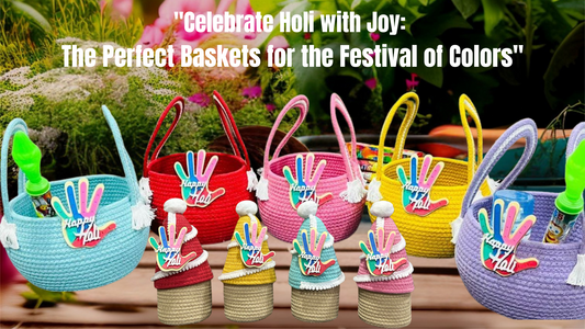 "Celebrate Holi with Joy: The Perfect Basket for the Festival of Colors"