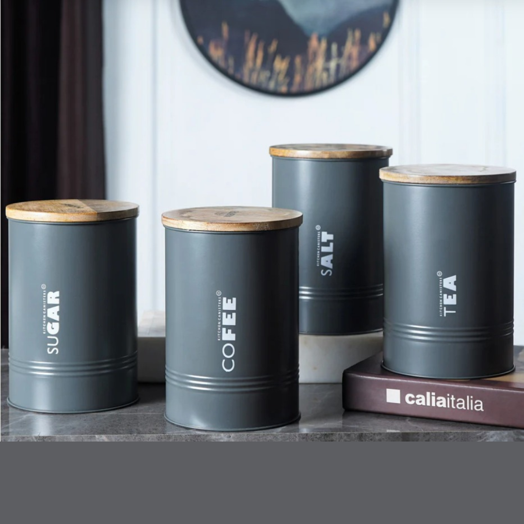 Canisters with Airtight Seal (Set of 4)