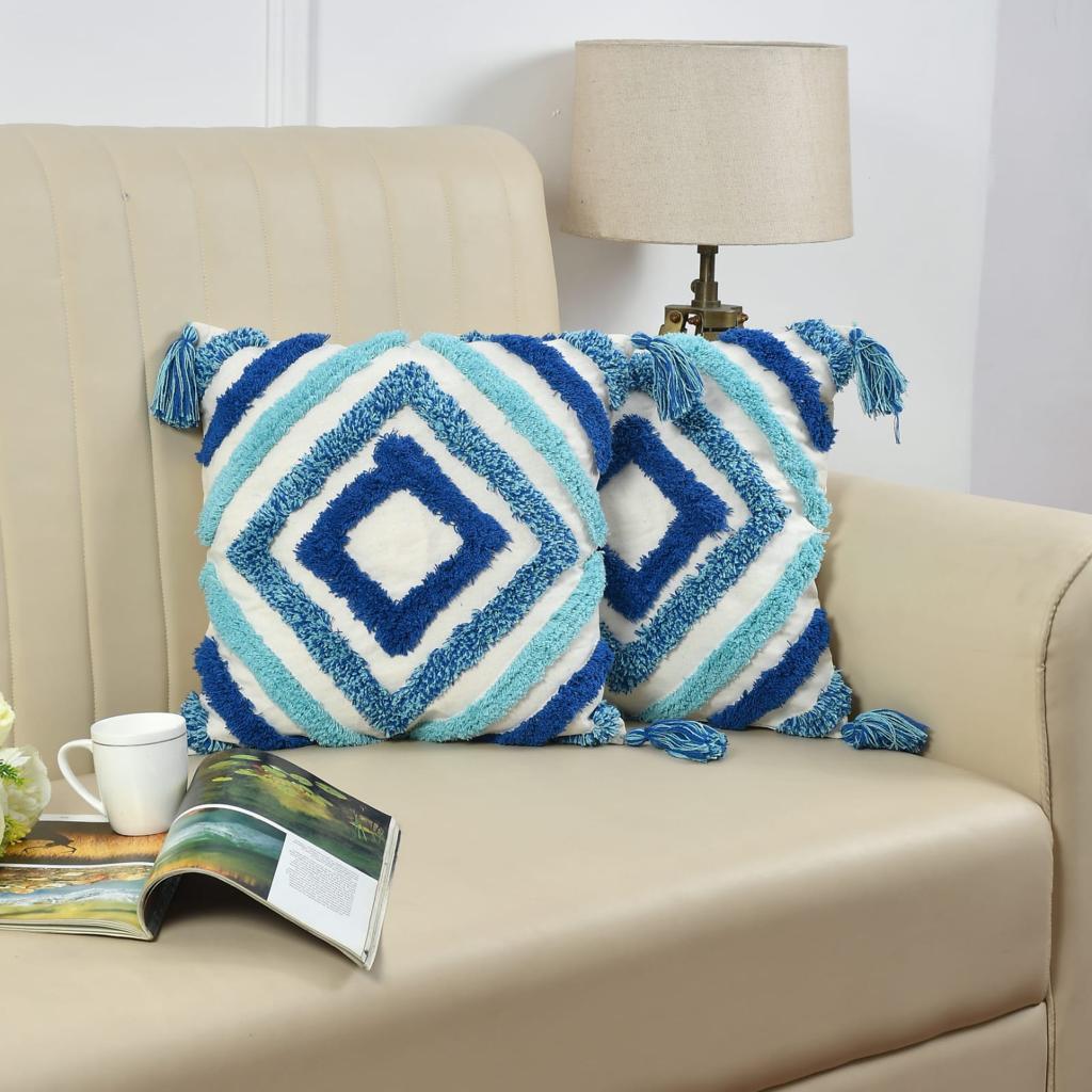 Boho Tufted Cushion cover - Set of 2