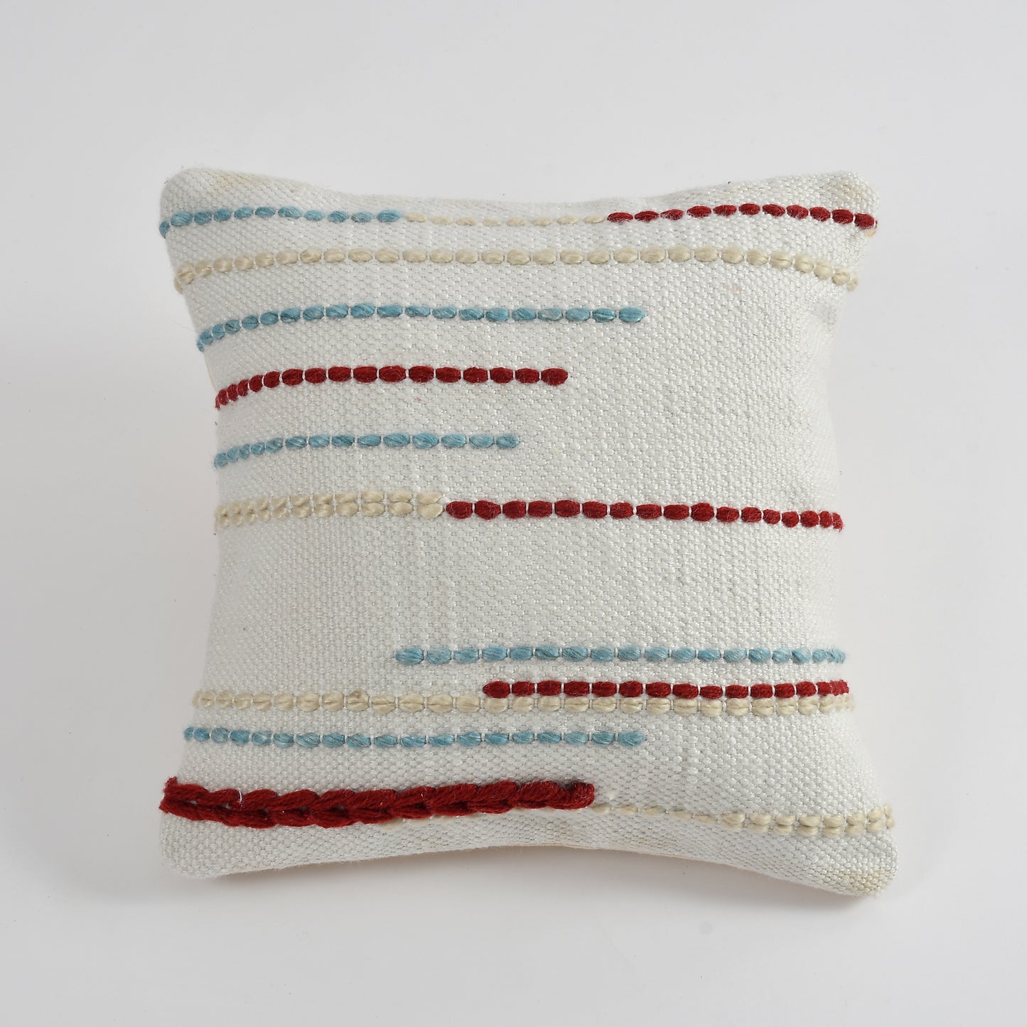 Multicolour Hand Crafted PitLoom Cushion Cover | 16 inch x 16 inch | Pack of 2