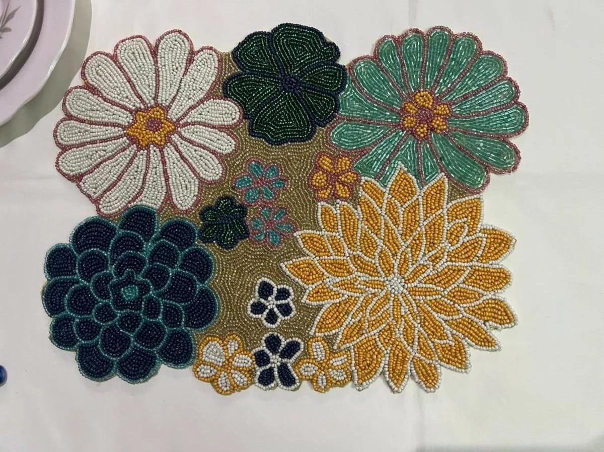 Beaded Table Mat/Placemats