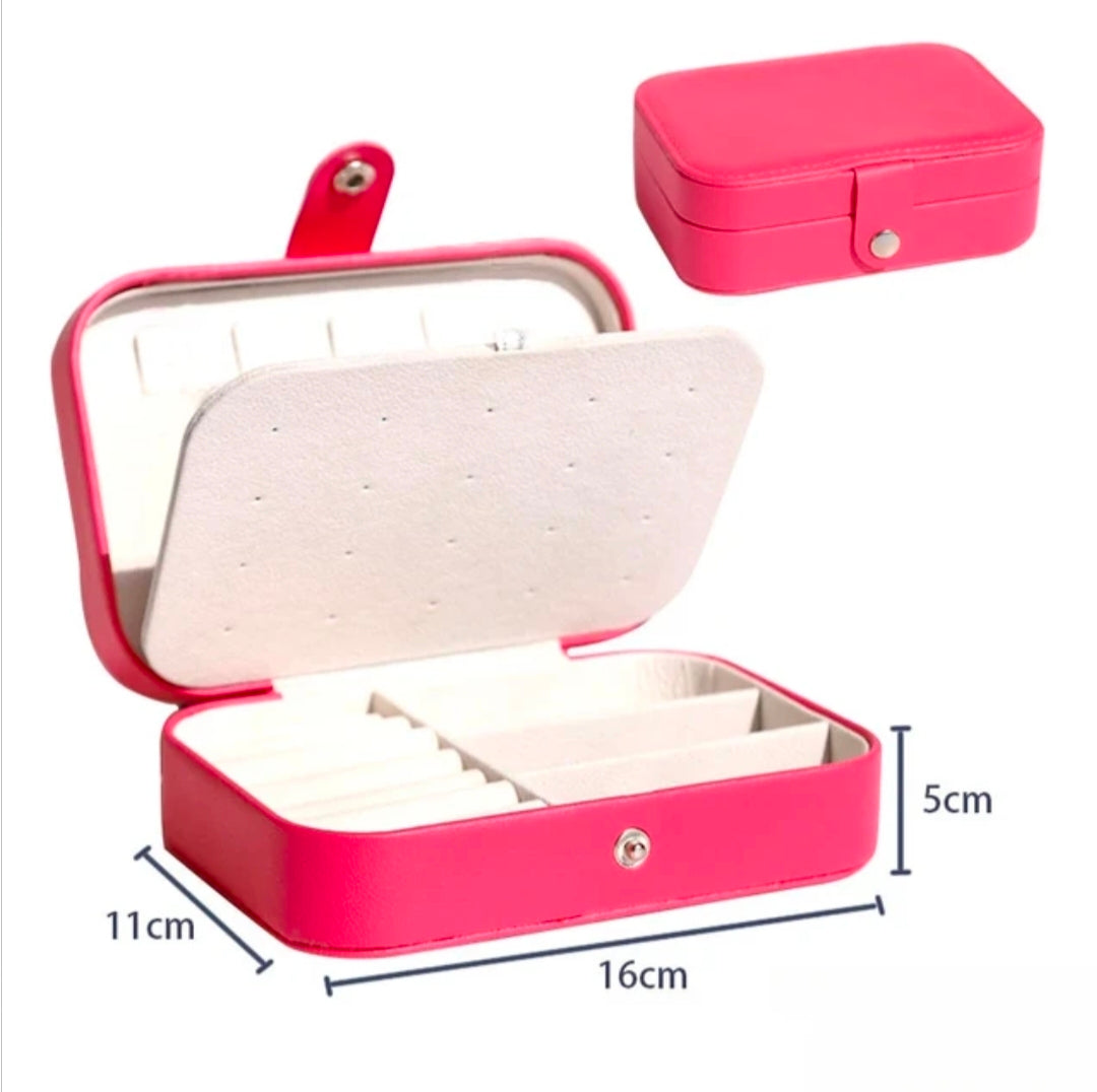 Red-color-jewellery-box-filled-with-earrings-and-rings jewellery-box-design designer-jewellery-box