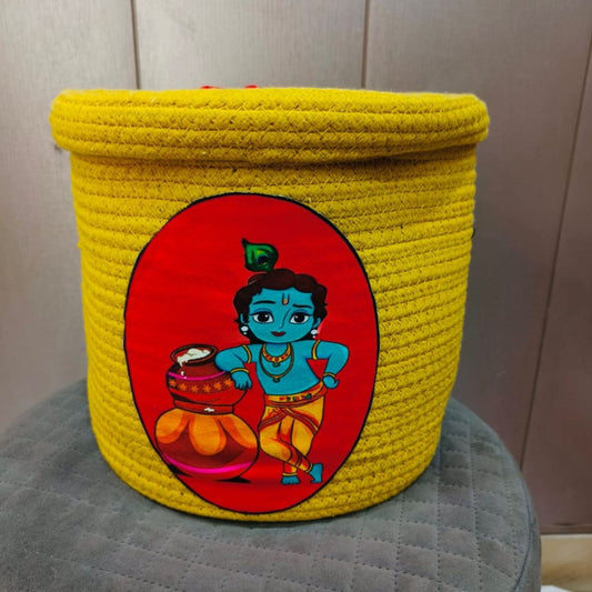 Kids-krishna-cotton-rope-gift-basket