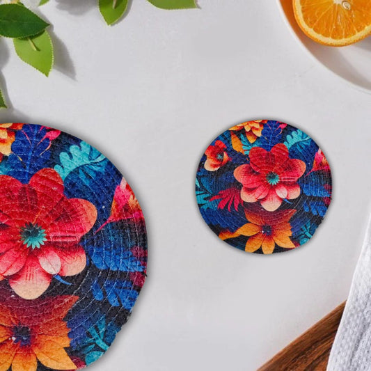 Cotton Braided Tea Coasters (Trivets)