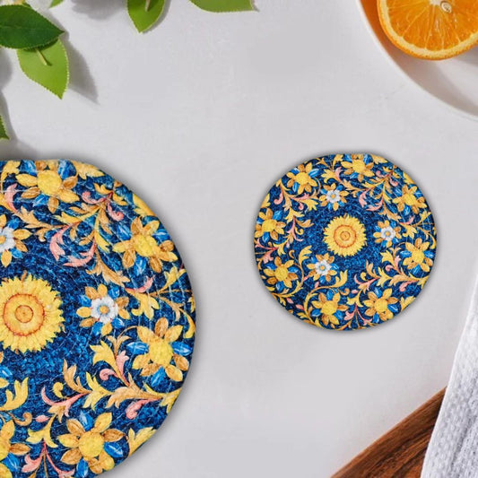 Cotton Braided Tea Coasters (Trivets)