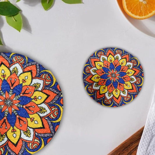 Cotton Braided Tea Coasters (Trivets)