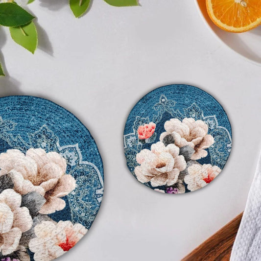 Cotton Braided Tea Coasters (Trivets)