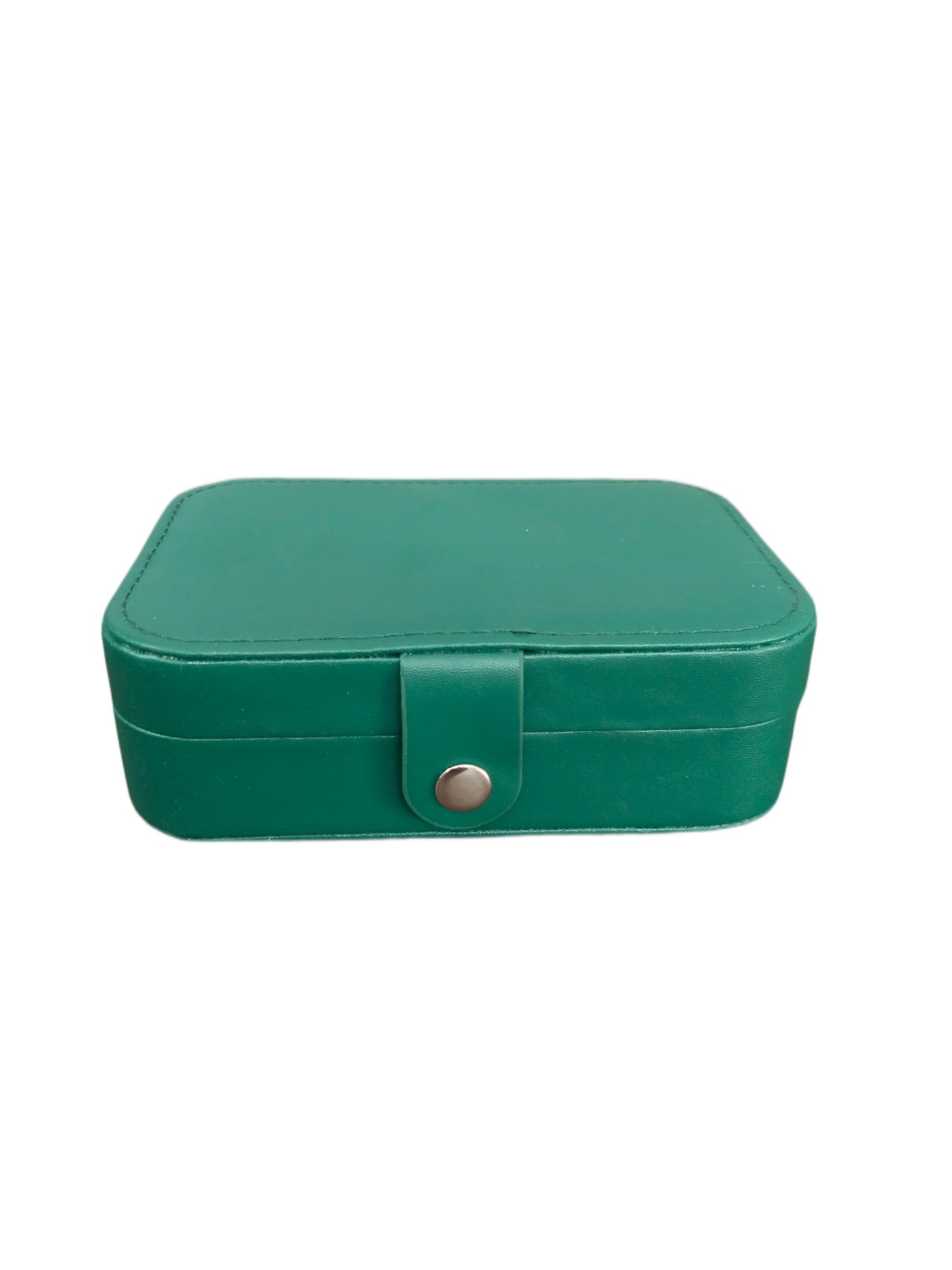 Green-and-White-color-jewellery-box-filled-with-earrings-and-rings jewellery-box-design designer-jewellery-box