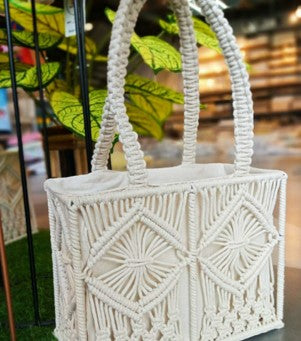 Macrame Magazine Holder (Set of 2)