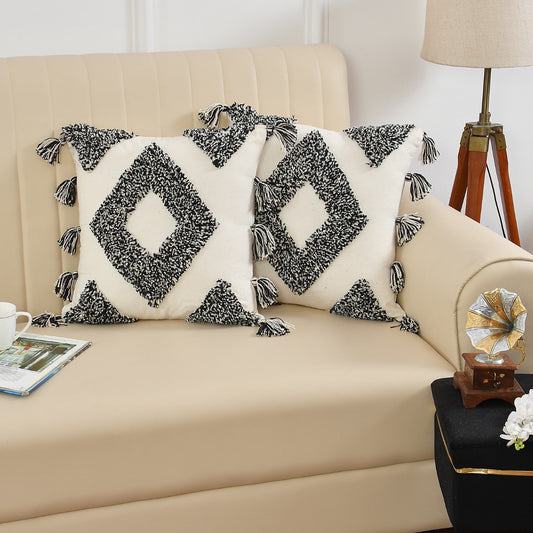 Shibova Tufted Cushion Cover - Set Of Two