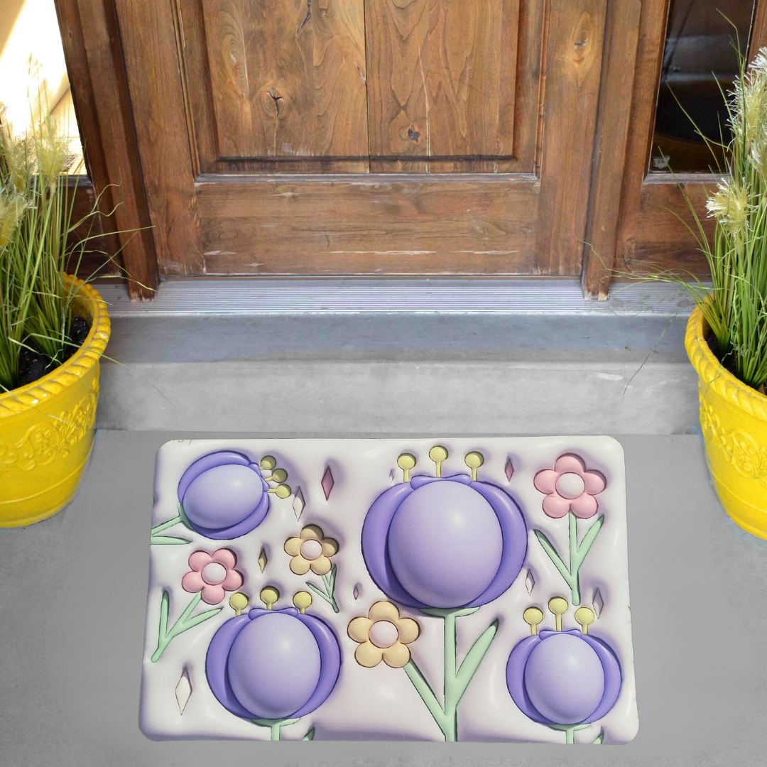 Water Absorbent 3D Door Mat for Bathroom