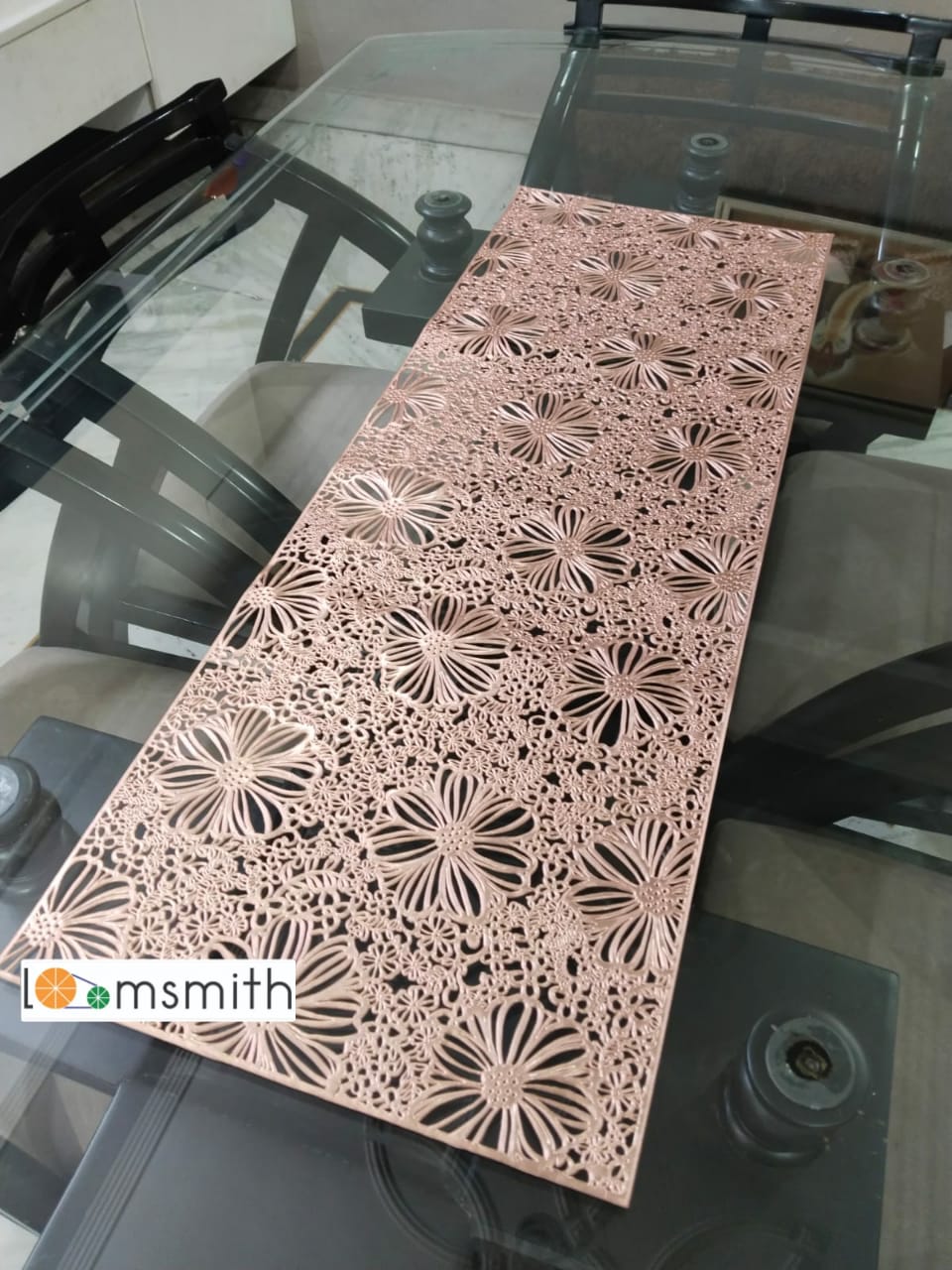 Designer Laser Cut Runner for Dining Table