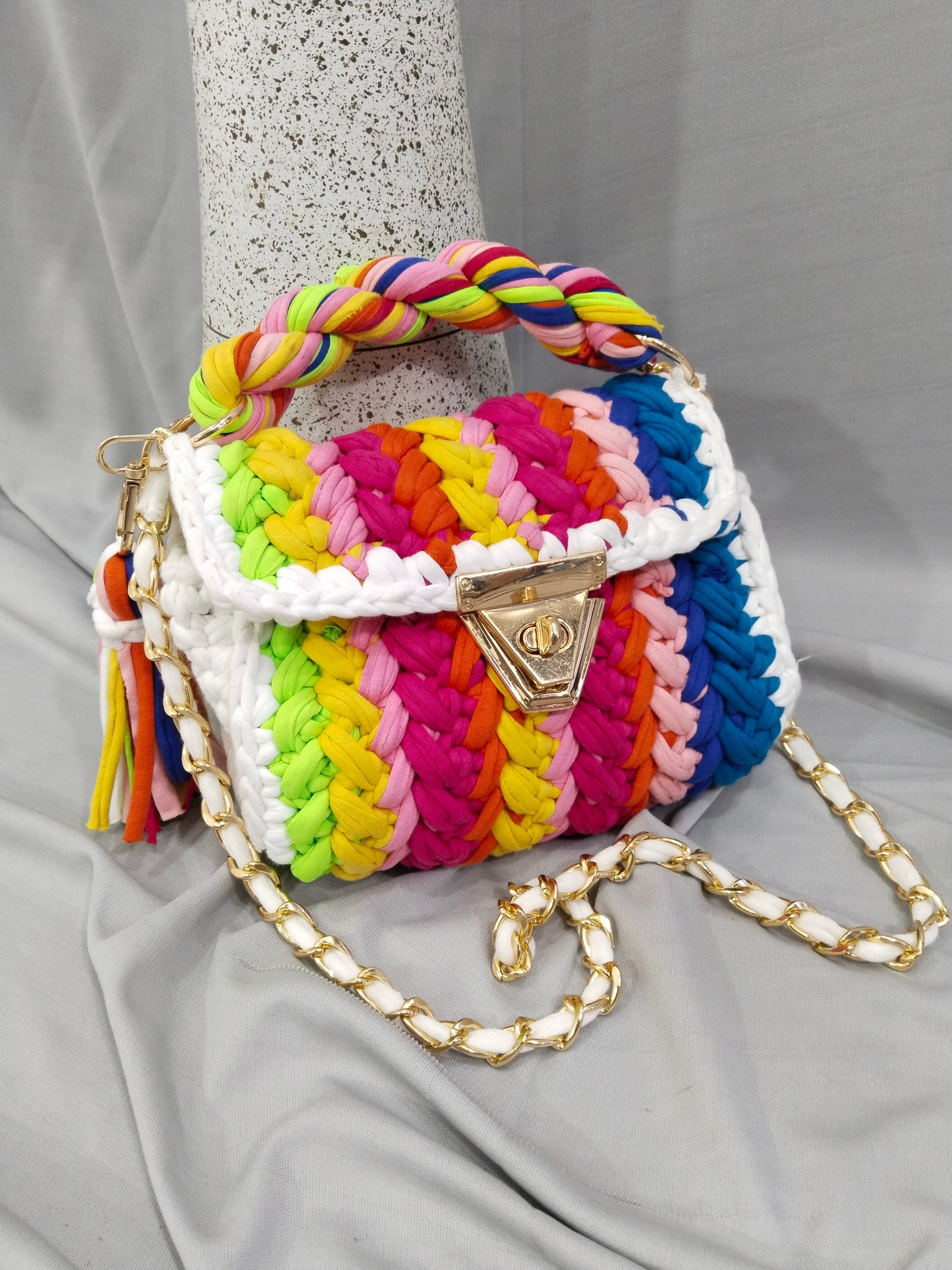 Crochet Handmade Ladies Bag