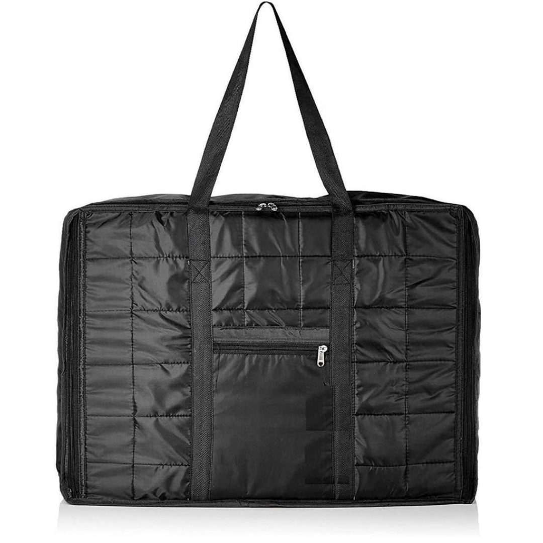 loomsmith-parachute-jumbo-bag-underbed-rectangular-storageBag-with-Zipper-and-Handle-black-color
