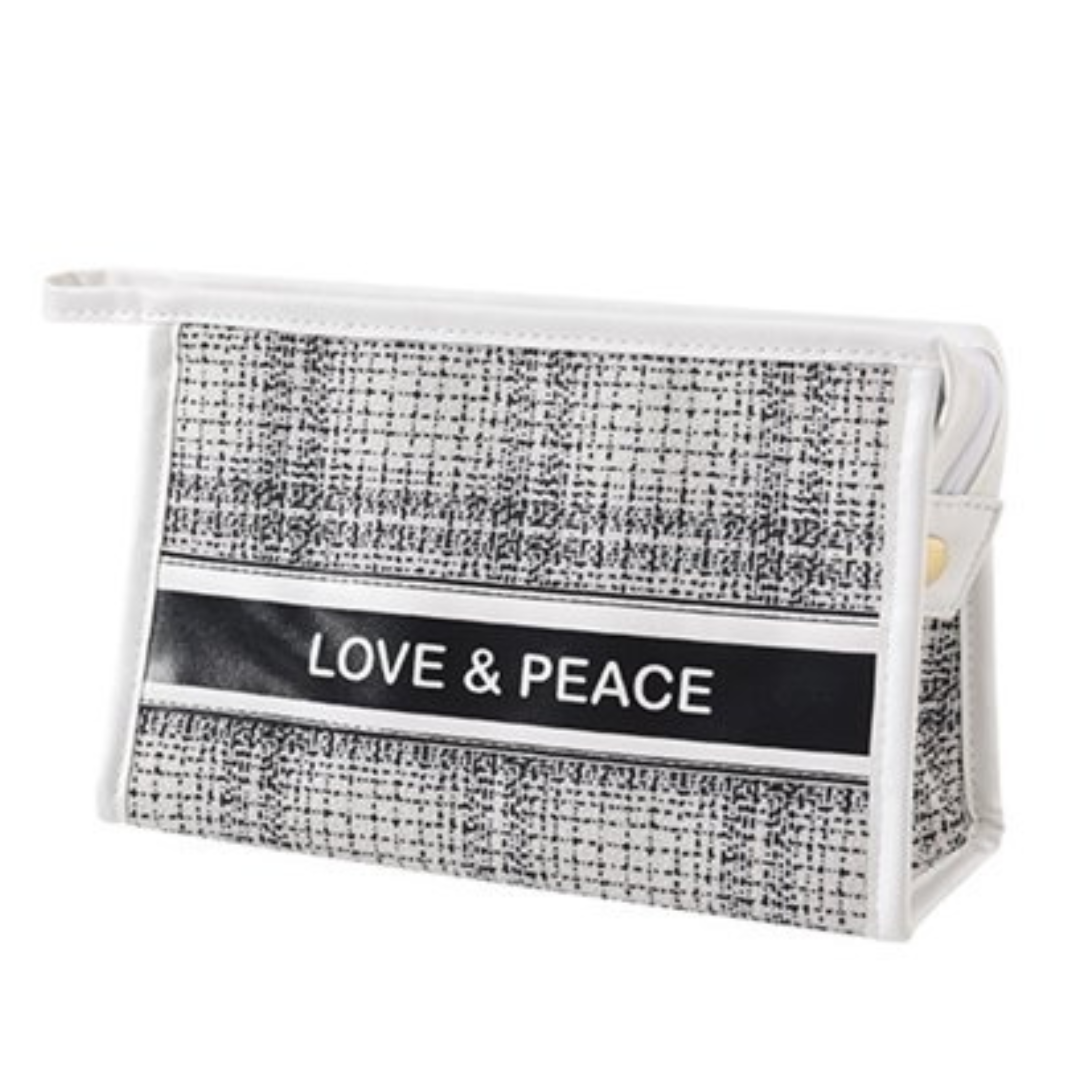 Cosmetic Pouch/Organizer (Love & Peace)