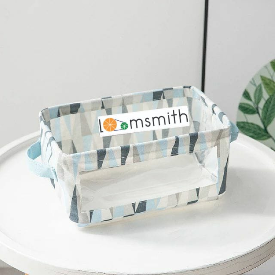 Foldable Basket with Transparent Window