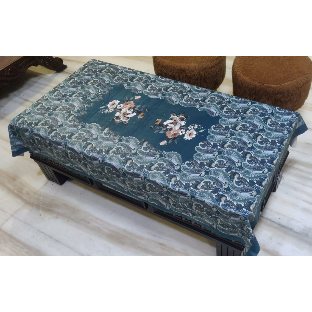 loomsmith-kashmiri-printed-table-cover-in-navy-blue-colour-placed-on-canter-table-full-length