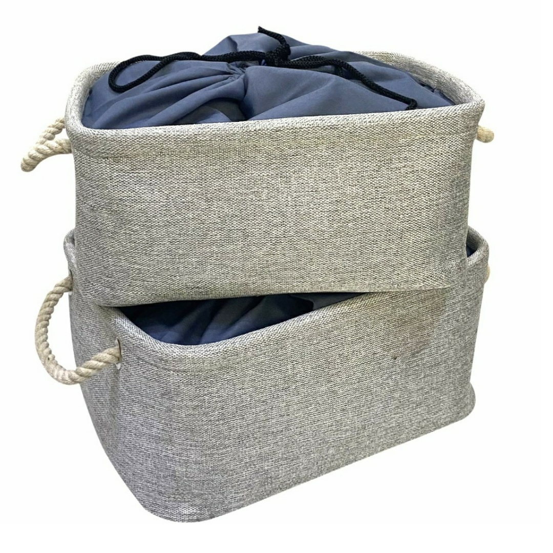 loomsmith-jute-storage-basket-set-of-two-in-grey-color-with-two-loops-easy-to-carry-covered-basket-with-pulling-string