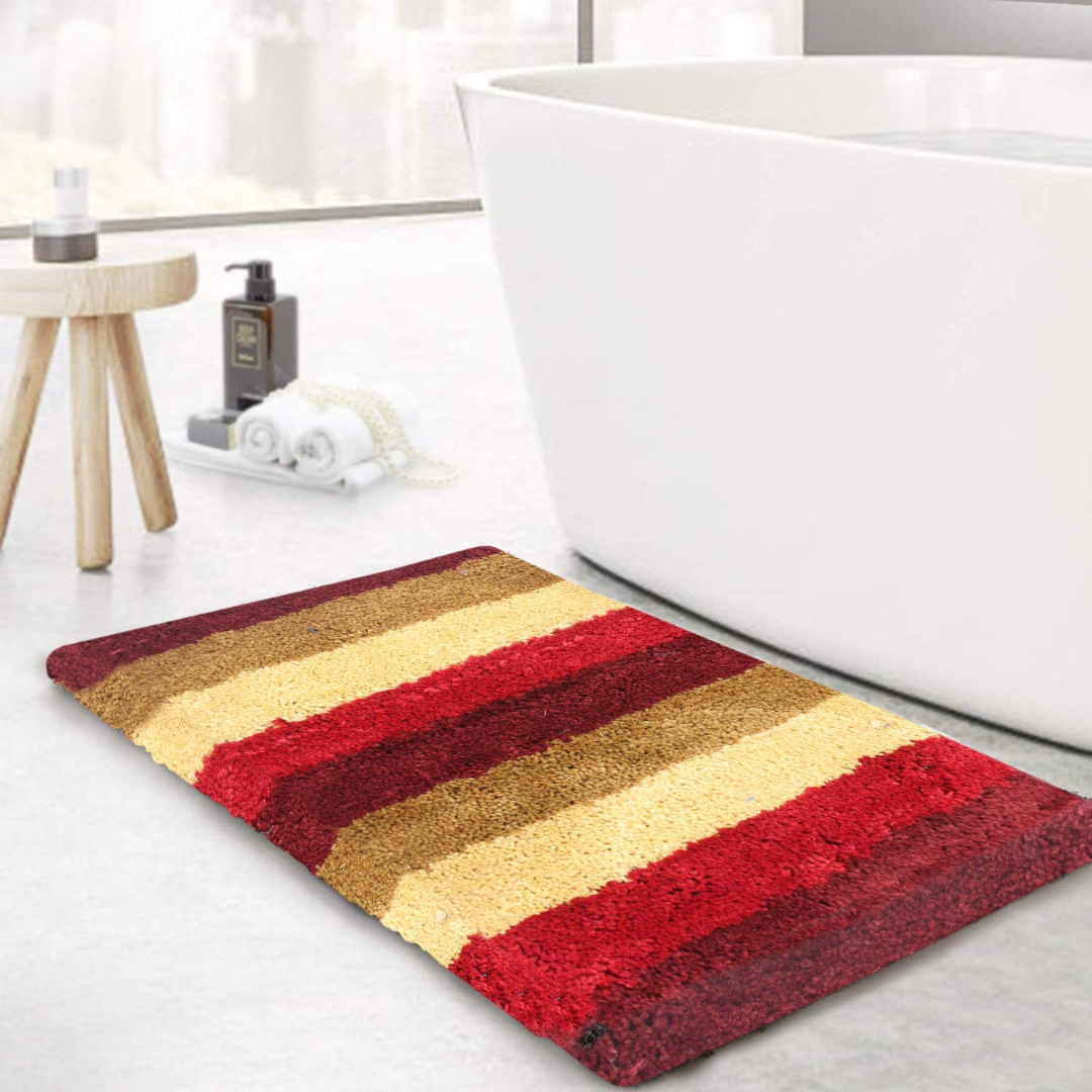 loomsmith-striped-doormat-bath-mat-for-home-in-red-color-rectangular-shaped