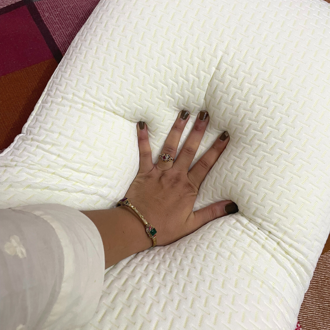 soft pillow convenient for everyone super soft and fluffy pressed with hand 
