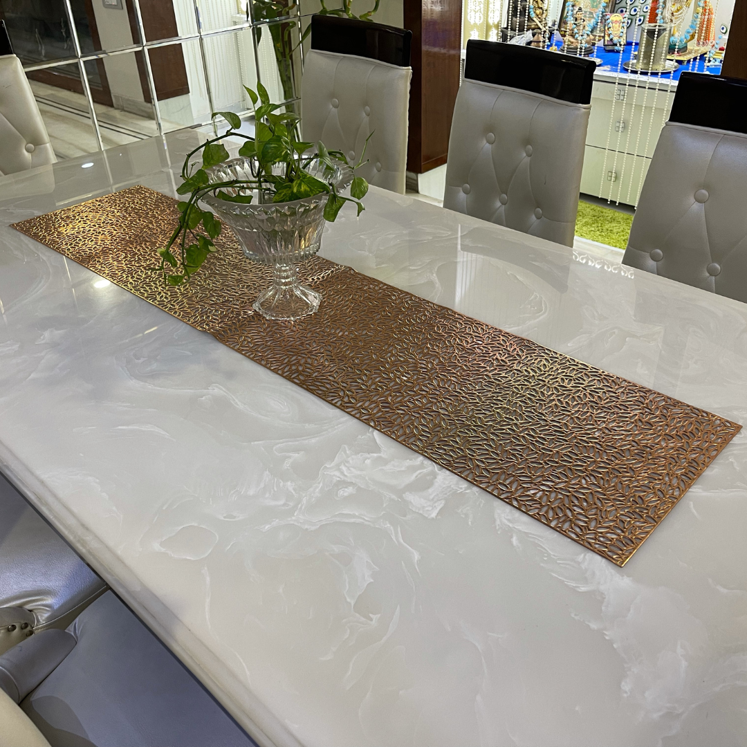 Table Runner Look Metallic Look Dining Table Runner – Loomsmith