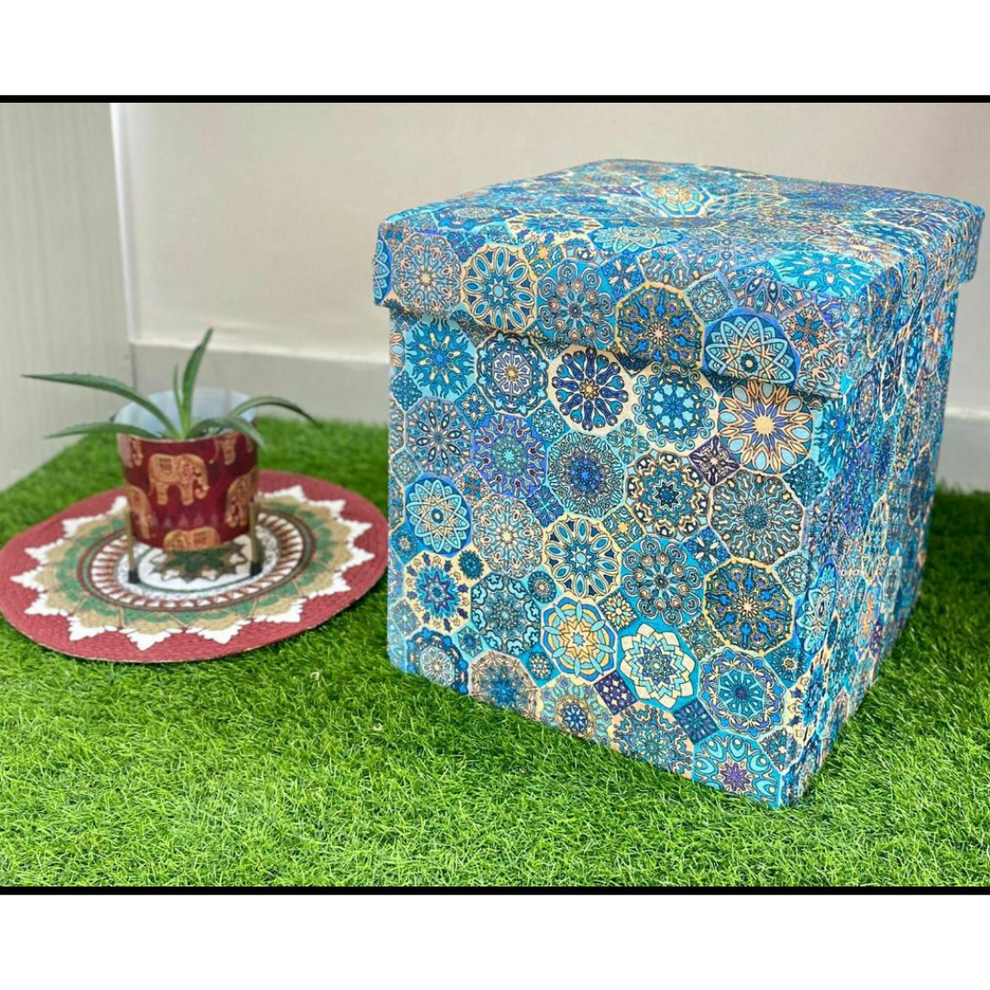 Multipurpose Foldable Storage Box Stool – Loomsmith