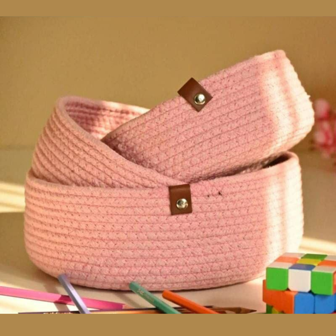 pink-color-Round-Cotton-Basket-set-of-3