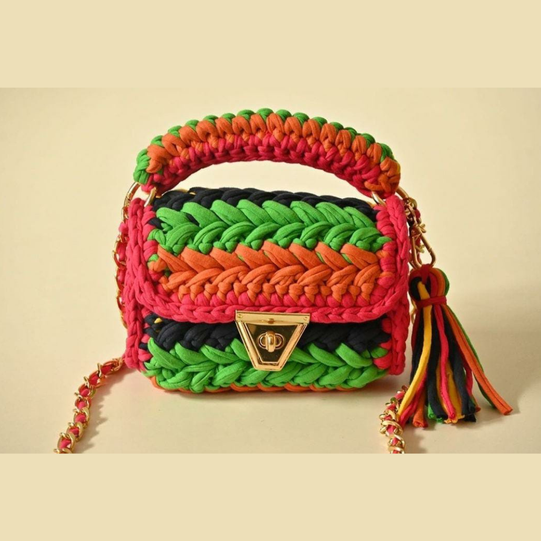 Crochet Handmade Sling Bag