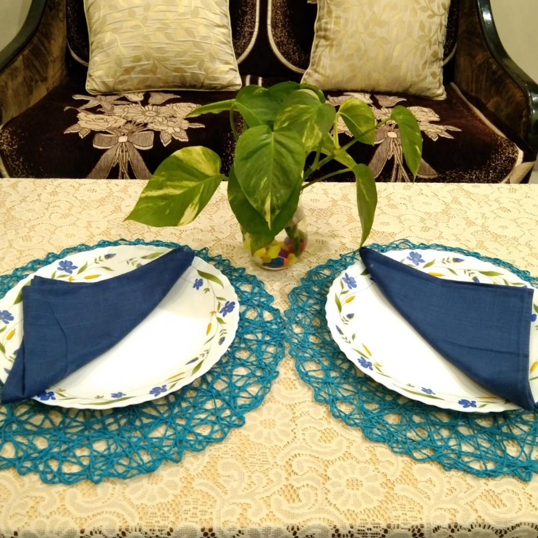 loomsmith-cotton-linen-napkin-set-of-six-for-dining-table-blue-color