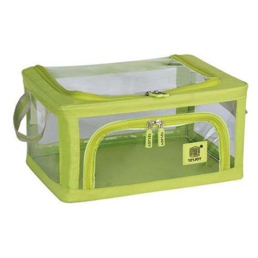 loomsmith-transparent-storage-organizer-in-neon-color-two-zips-17-litres