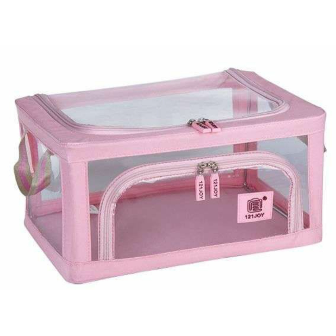 loomsmith-transparent-storage-organizer-in-light-pink-color-two-zips-17-litres