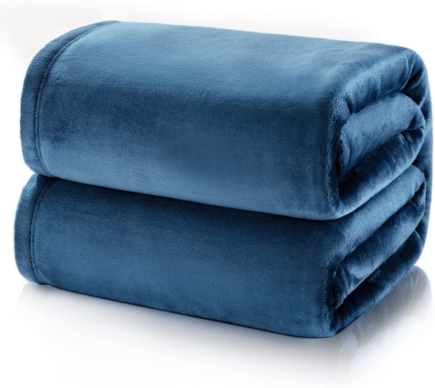 loomsmith-solid-double-AC-blanket-in-dark-blue-flannel-fabric-soft-in-touch-gift-item-as-token-of-love-comfy